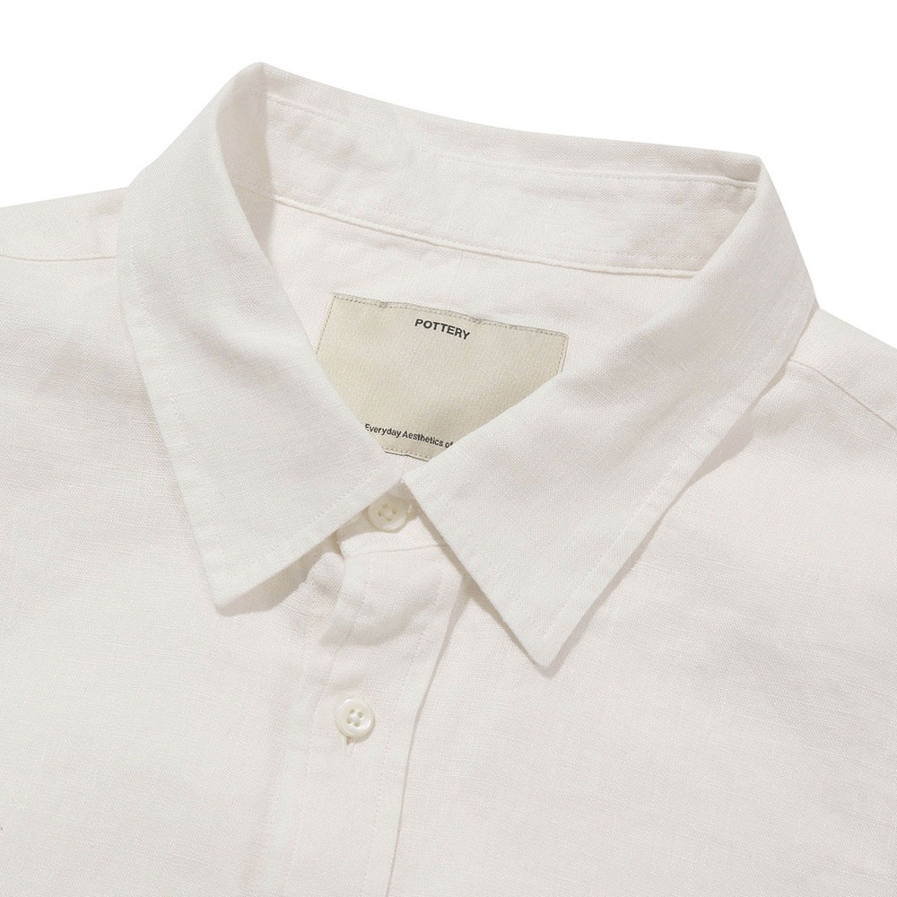 [Pottery]  Comfort Shirts Linen White